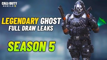 LEGENDARY GHOST FULL DRAW CODM SEASON 5 | COD MOBILE OMNIPOTENT DRAW & GHOST RETRIBUTION ALL STUFF