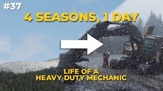 What It's Like Being A Field Mechanic in Canada! - Interesting WEATHER?