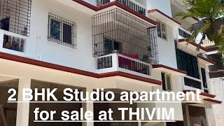 THIVIM property for sale - 2bhk studio apartment (50 Lakhs)