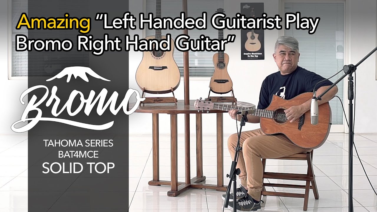 Bromo Guitars - Tahoma Series BAT4MCE (SOLID TOP) demoed by