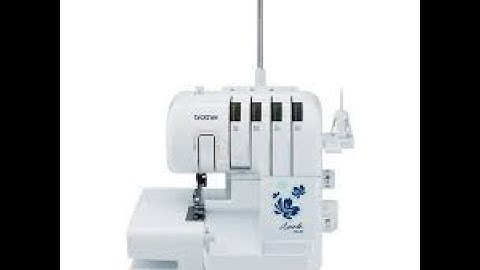Brother 2504D Overlocker/Serger. Demonstration of features
