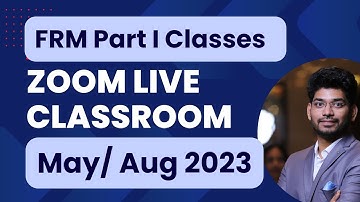 FRM Part I Hindi Classes Video classes Classroom Trainings