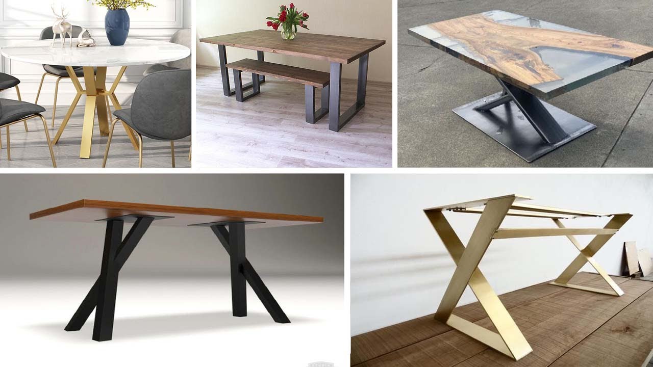 Modern Metal Dining Table Ideas 2021 / Luxury Metal Table Design /  Industrial Table - Youtube