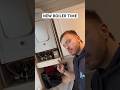Let’s fit a new boiler ! #plumbingtime #diy #plumber #centralheating #boiler #heatingsolutions