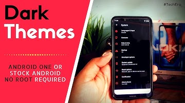 Dark Themes For Android One Devices | Dark Mode | Without Root | Hindi