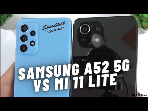 Xiaomi Mi 11 Lite vs Samsung A52 5G | Snapdragon 732G vs Snapdragon 750G Speedtest, Comparsion