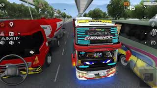 Game Bus Simulator Indonesia Bus Chenghoo Putra Aljabar Bawa Pemain Persija Wisata Ke Bandung  screenshot 2