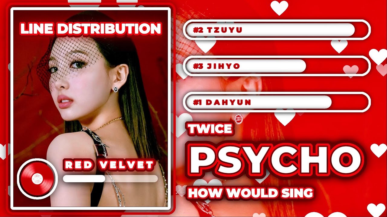 [HOW WOULD] TWICE sing ❝PSYCHO❞ | Line Distribution