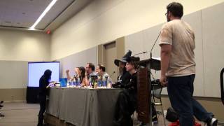 Author Batsu Game Sam Sykes & Heiber Rothfuss Dawsom Scalzi Wendig Pike Cole phx Comicon 2014