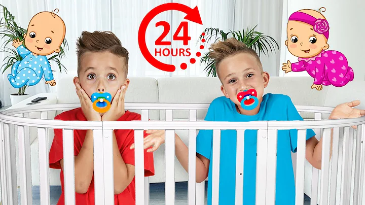 Vlad and Niki 24 Hours Baby Challenge and Other Fu...
