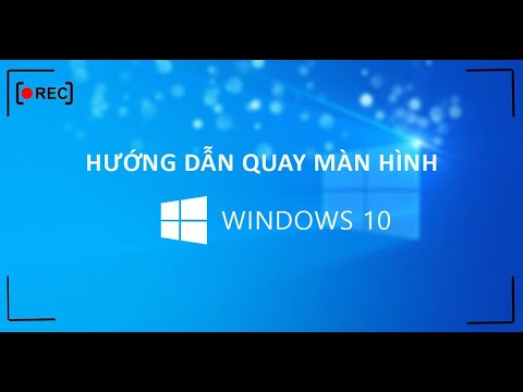 Video Cách quay màn hình máy tính, laptop win 10 cực đơn... - youtube