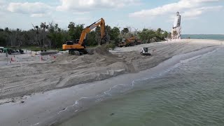 BEFORE AND AFTER: $22 Million Sanibel beach renourishment project nears completion