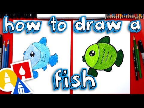 Video: How To Draw A Fish