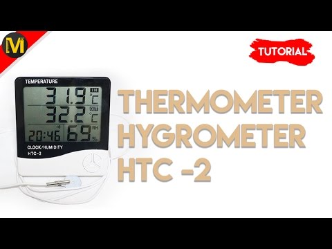 Tutorial Penggunaan Hygrometer Thermometer HTC-2 | Indonesia