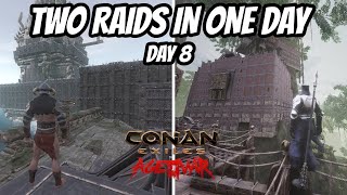 DAY 8 on a PvP Server - Conan Exiles