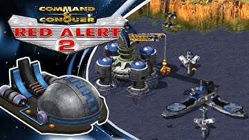 Red Alert 2 | Chronosphere Attack | (5 vs 1 + Superweapons)