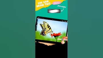 🦋 Painting a Butterfly in Procreate #artwithflo #youcandrawthis