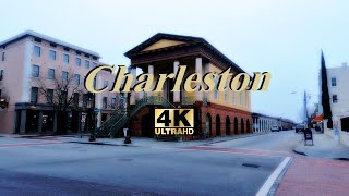 Early morning walk in Charleston, SC 2021 (Real time city ambiance)