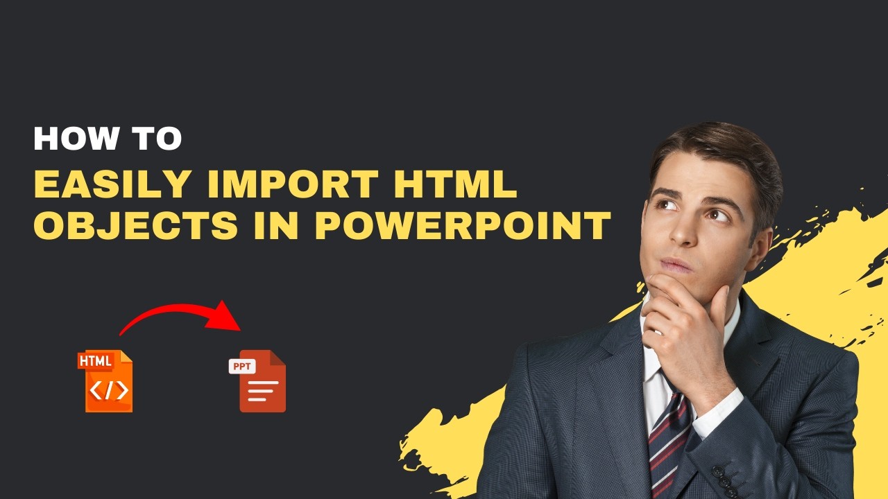 How to Easily Import HTML Objects Into PowerPoint (Live Web Pages in ...