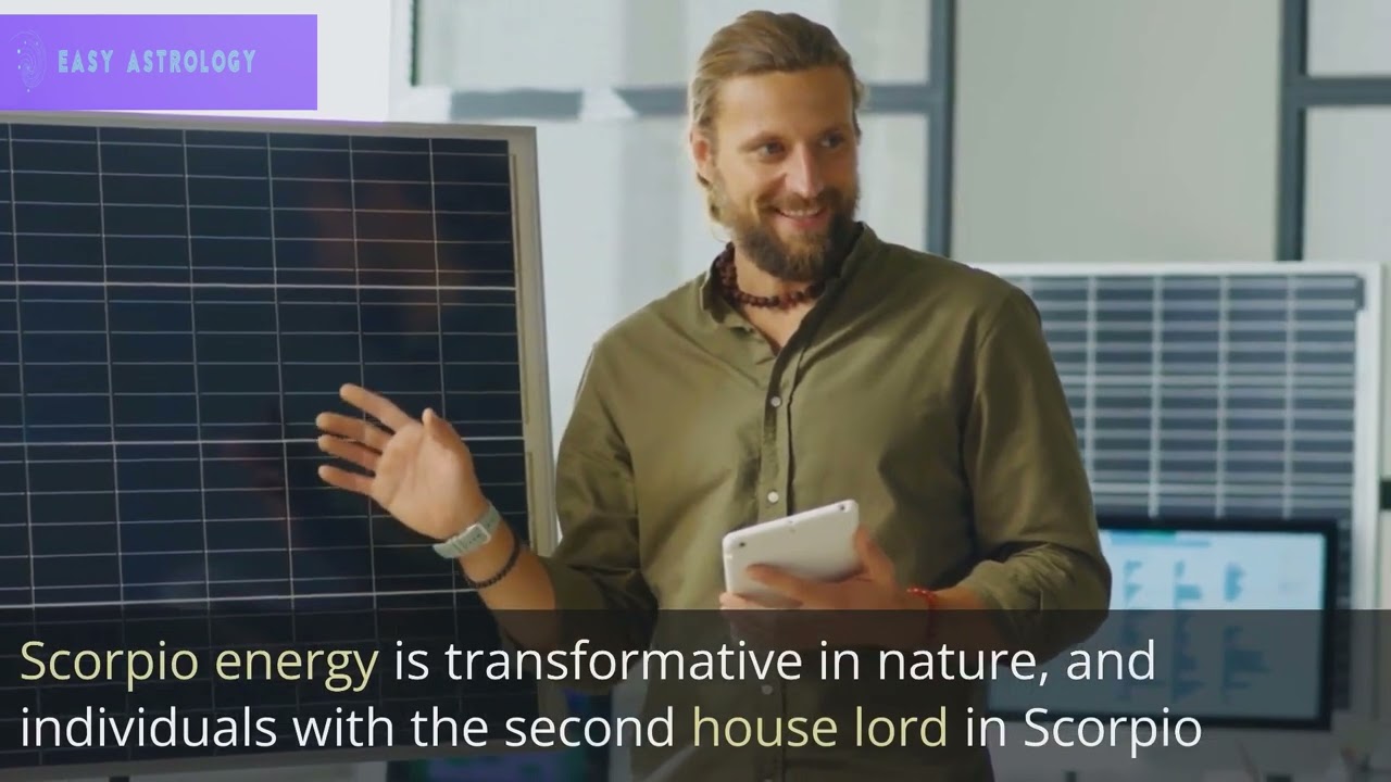 2nd house lord in Scorpio