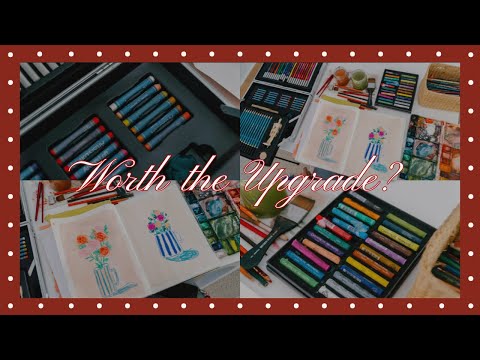 Video Beginner vs. Professional Oil Pastels: Real Side-by-Side Comparison