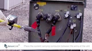 Padmount current measurement with Radio Ampstik
