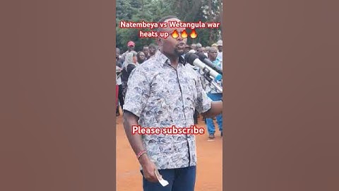 Natembeya vs Wetangula war continues #railaodinga #ruto #trending #viral #citizentvlive #natembeya