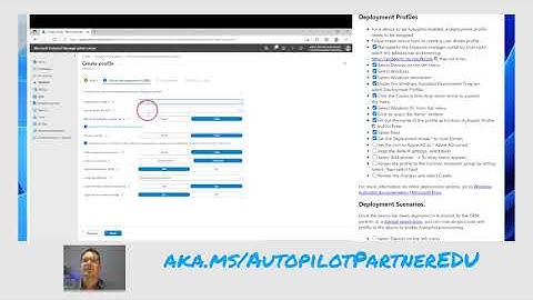 Interactive Guide: Autopilot Deployment Profile
