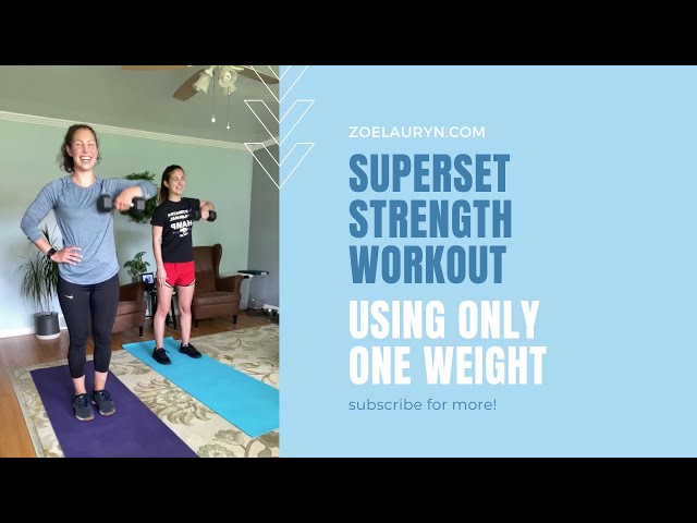 Dumbbell Superset Workout