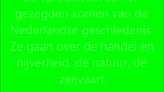 Spreekwoorden en gezegden