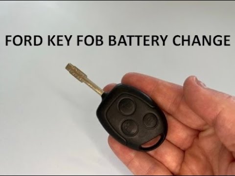 Ford Focus Mondeo Fiesta Key Fob Battery Replacement 