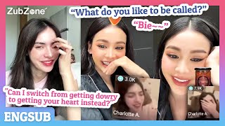 [ENG SUB CC] Engfa's Live feat. Charlotte "Can I get your heart instead of the dowry" (24 Jun 2023)