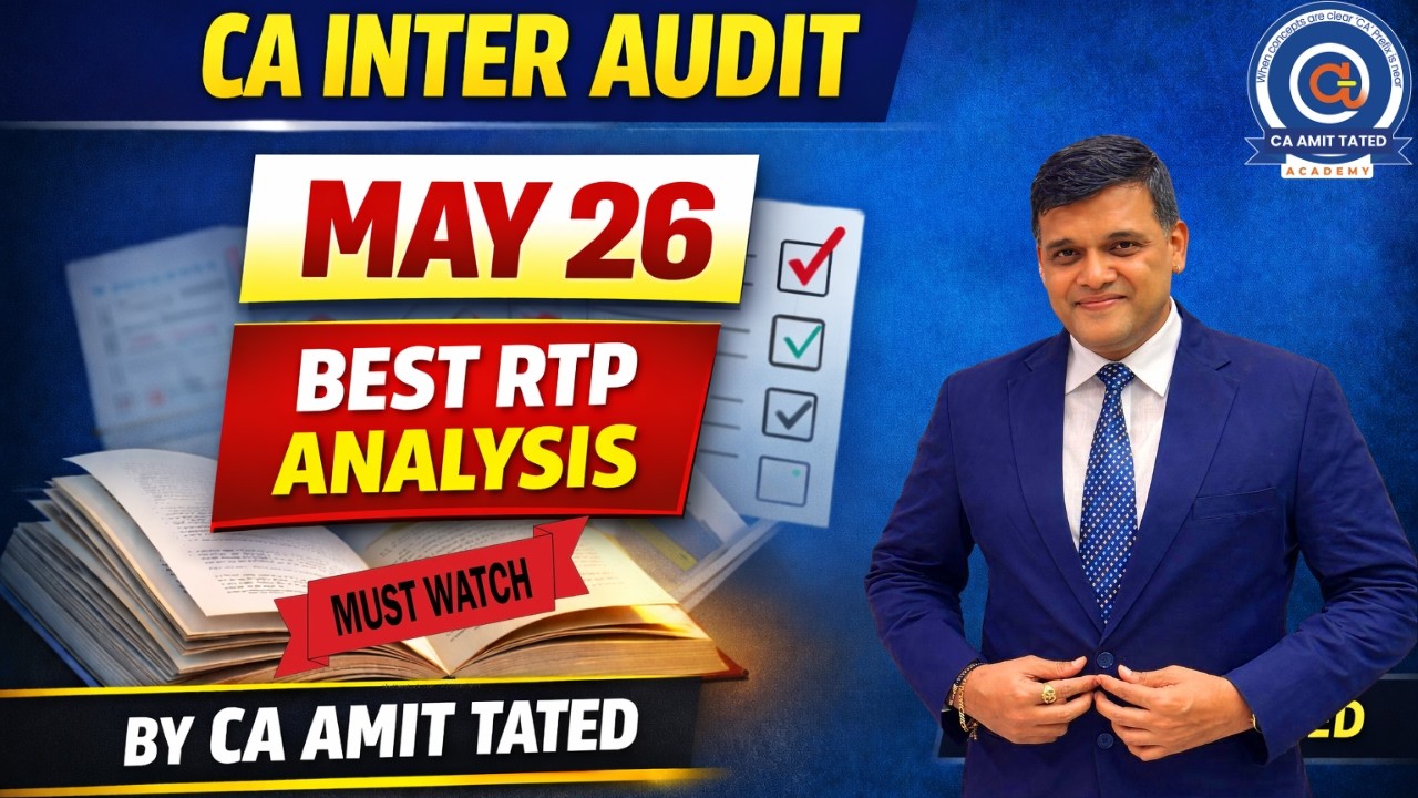 CA Inter Audit RTP May 2026 | Most Important RTP Questions for Exams 🔥 ...