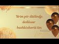 Video/ 🎉urim për ditëlindjen e bashkëshortit🎉për dërgim personal ose për postim në rrjetet sociale