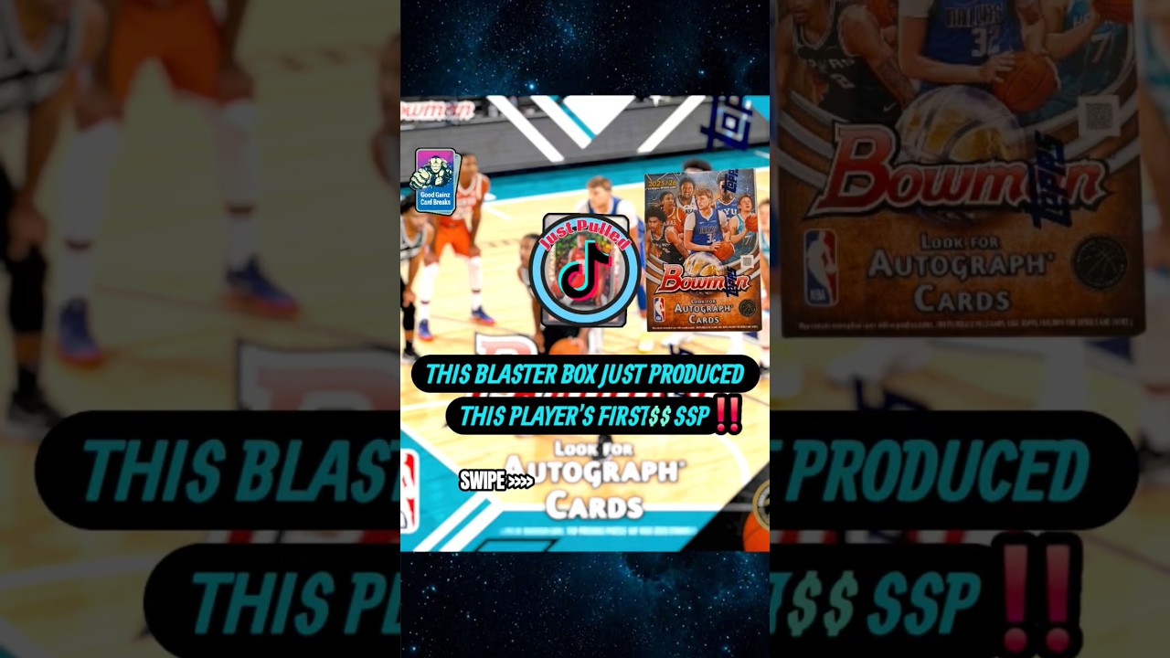 2025 Bowman 🏀 Blaster Produces A Playoff SSP! #bowman #basketballcards #kevindurant #houstonrockets