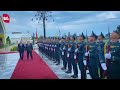 «Салам, аскер!» — Мишустин поприветствовал почетный караул в Чолпон-Ате