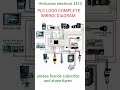 HMI से मोटर को चालू बन्द करना सीखें |PLC and HMI wiring and programming #electrical #technician#star