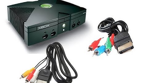 Xbox Original AV Component vs AV Composite Quality Test [Raw File]