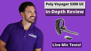 Plantronics Voyager 5200 UC -In-Depth Review! With Mic Test! screenshot 4