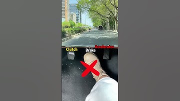 89% of drivers have wrong foot posture when driving!#driving #tips #howto #manual #skills #car