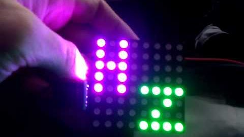 Zombie sim on Rainbowduino