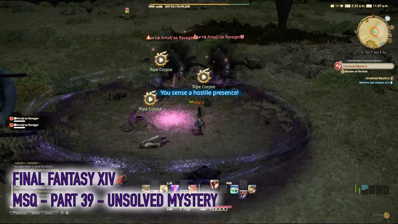 Let's play Final Fantasy XIV - MSQ Walkthrough - Part 39 - Unsolved ...
