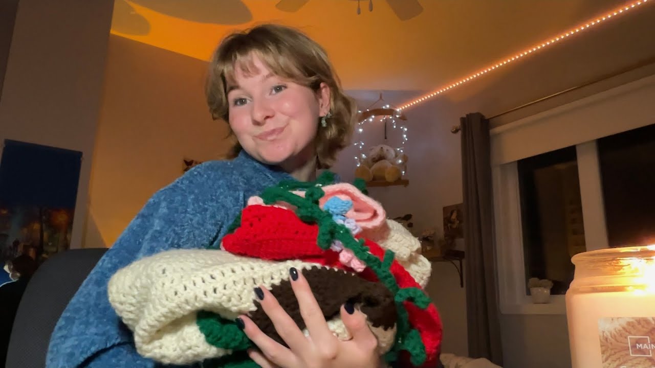 ASMR Mes créations de crochet!!