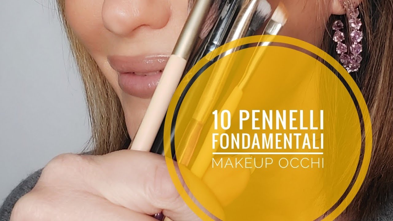 pennelli fondamentali per trucco occhi