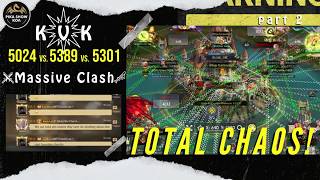 TOTAL CHAOS! ⚔️ 5024 vs 5389 vs 5301 Massive Clash | PT 2 |  King of Avalon screenshot 2