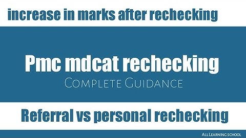 how to apply for mdcat rechecking - referral  vs personal rechecking