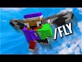 Flying with WINGS in Bedwars