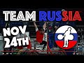 Team Russia - 2015 WWC Training Hall (Nov 24)