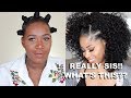 I TRIED  FOLLOWING THECHICNATURAL'S HAIR TUTORIAL ON MY TWA HAIR!! WHAT A MESS