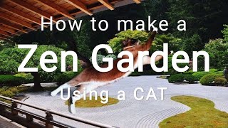 How to make a Zen Garden using a Lazy Cat